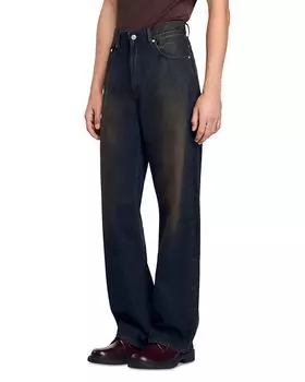 Брюки джинсы свободного кроя Moka Sandro, синий