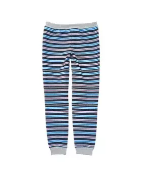 Брюки-джоггеры Chaser Cozy Knit с контрастной вставкой, синий