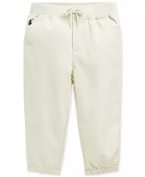 Брюки-джоггеры для маленьких мальчиков Polo Ralph Lauren, бежевый