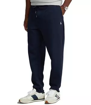 Брюки-джоггеры двойной вязки Polo Ralph Lauren Big & Tall, синий