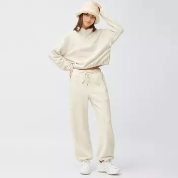 Брюки-джоггеры из эластичного флиса GU, натуральный