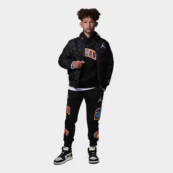 Брюки-джоггеры Jordan Boys Jersey Patch, черный