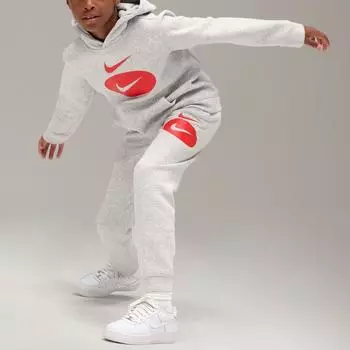 Брюки-джоггеры Nike Sportswear Swoosh Pack для мальчиков, серый