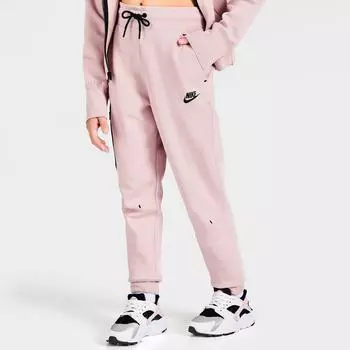 Брюки-джоггеры Nike Sportswear Tech Fleece для девочек, розовый