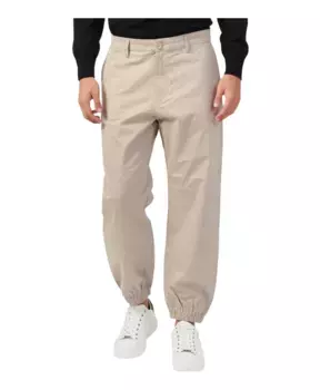 Брюки джоггеры с эластичными манжетами Armani Exchange, бежевый