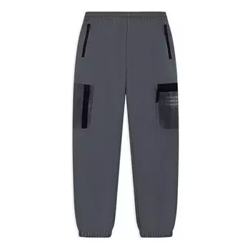 Брюки джоггеры с логотипом и карманом Counterflow Li-Ning, серый