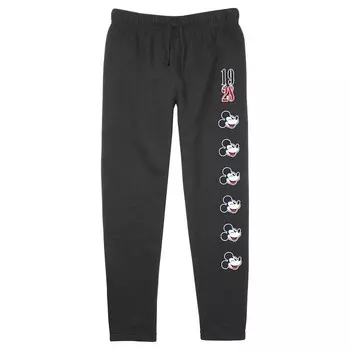 Брюки-джоггеры с рисунком Mickey Faces для юниоров Disney's Mickey Mouse 1928 года, черный