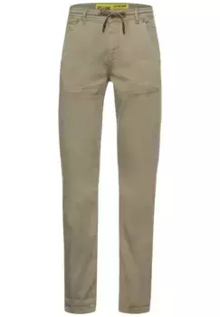 Брюки-джоггеры STREET ONE MEN, 5 карманов, бежевый