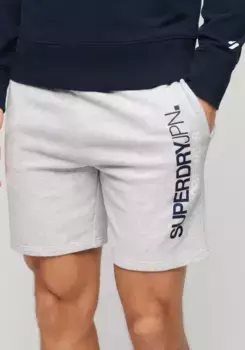 Брюки-джоггеры Superdry "SD-SPORTSWEAR LOGO LOOSE SHORT", серый