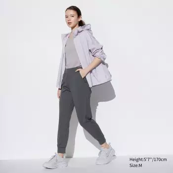 Брюки-джоггеры UNIQLO AIRism ультра-эластичные, серый