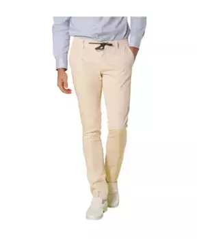 Брюки Джоггеры узкого кроя из хлопка с тенселем Mason'S, розовый