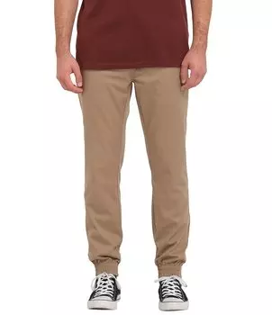 Брюки-джоггеры узкого кроя Volcom Fricken, бежевый