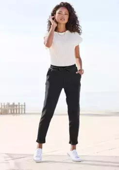 Брюки-джоггеры Vivance, черный