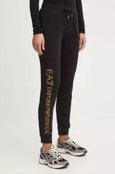 Брюки EA7 Emporio Armani, черный