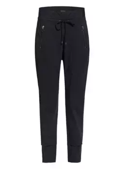 Брюки easy active в спортивном стиле Mac, черный