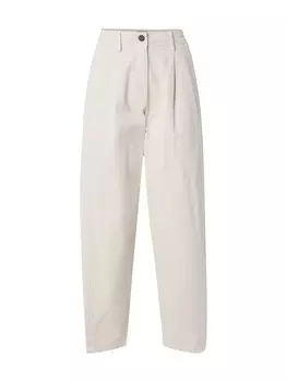 Брюки ECOALF Loose fit Pleat-Front Pants JERTEALF, светло-бежевый