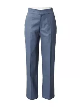 Брюки Edikted Loose fit Pleated Pants, дымно-синий