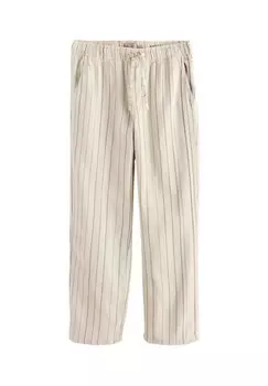 Брюки EDIT TEXTURED STRIPE Next, бежевый