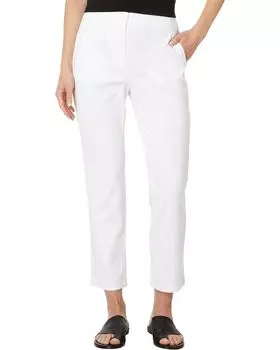 Брюки Eileen Fisher Petite High Waisted Ankle, белый