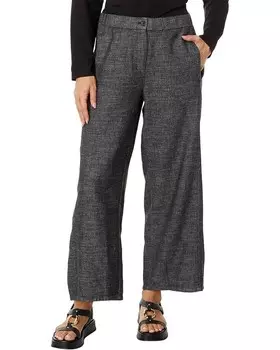 Брюки Eileen Fisher Wide Ankle Pant, черный