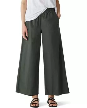 Брюки Eileen Fisher Wide Ankle Pants, цвет Seaweed