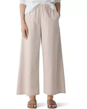 Брюки Eileen Fisher Wide Ankle Pants, цвет Wheat