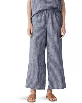 Брюки Eileen Fisher Wide Ankle Pants, цвет Ocean