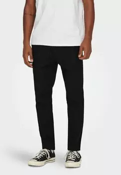 Брюки EINFARBIGE Only & Sons, черный