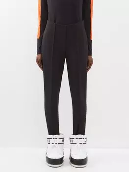 Брюки elaine из софтшелла со штрипками Bogner, черный
