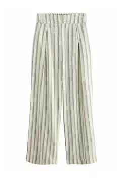 Брюки ELASTIC BACK WIDE LEG Next, бежевый