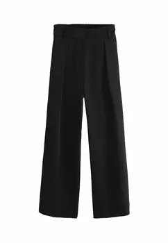 Брюки ELASTICATED BACK WIDE LEG Next, черный
