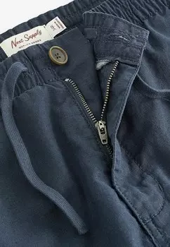 Брюки ELASTICATED DRAWSTRING SLIM FIT Next, синий