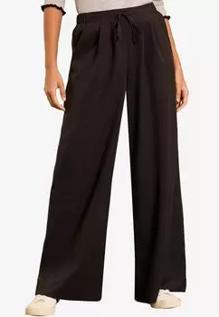 Брюки ELASTICATED WAIST WIDE TAILORED Love & Roses, черный