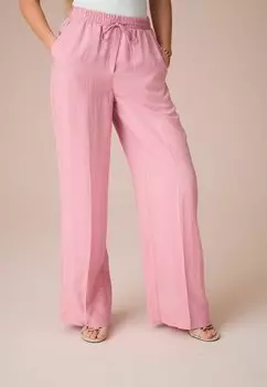 Брюки ELATICATED WAIST WIDE Next, розовый