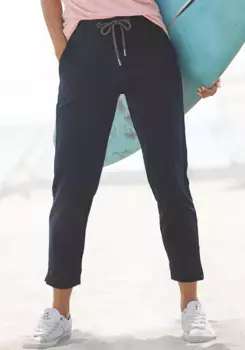 Брюки Elbsand 7/8 "Ивало" из спортивной одежды, брюки для бега, брюки для отдыха, образ для отдыха, цвет морской волны