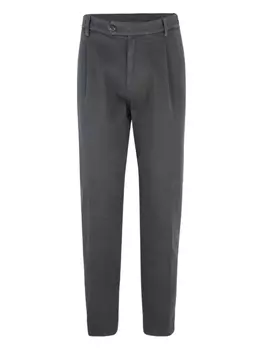 Брюки Eleventy из хлопковой смеси со складками на карманах, серый