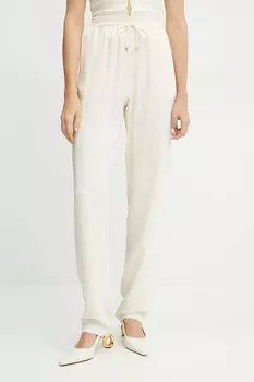 Брюки Elisabetta Franchi, бежевый