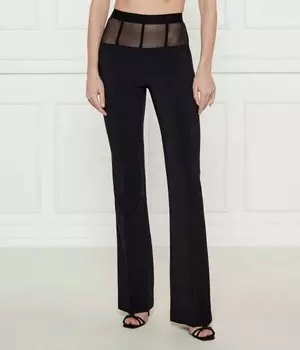 Брюки Elisabetta Franchi Flare Fit, черный
