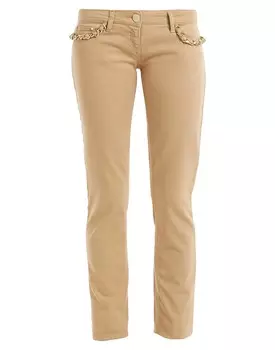 Брюки Elisabetta Franchi Gold, бежевый