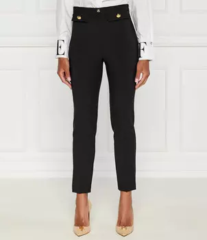 Брюки Elisabetta Franchi WOMEN'S PANT'S Slim Fit high waist, черный
