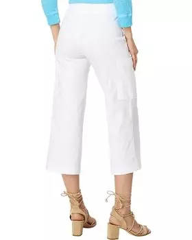 Брюки Elliott Lauren Control Stretch Crop Wide Leg Pants w/ Cargo Pocket, белый