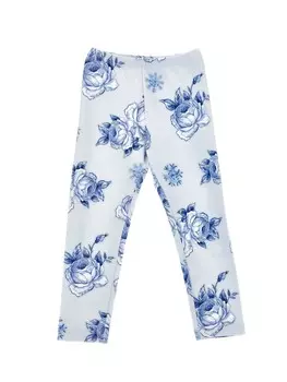 Брюки ELSA FROZEN DISNEY FANTASIA, Leggings Monnalisa, синий