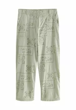 Брюки EMBROIDERED Next, цвет Sage Green