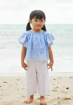 Брюки EMBROIDERED SET REGULAR FIT Next, цвет blue