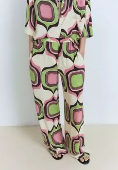 Брюки EMILIA Mango, кремовый