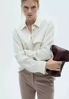 Брюки EMILY Mango, коричневый