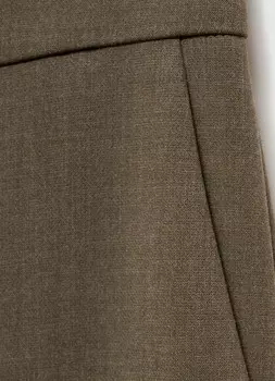 Брюки EMMA Mango, зеленый