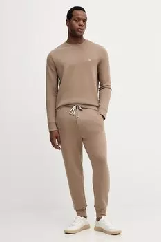 Брюки Emporio Armani, бежевый
