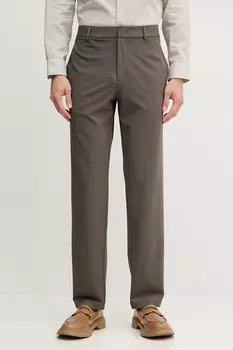 Брюки Emporio Armani, коричневый