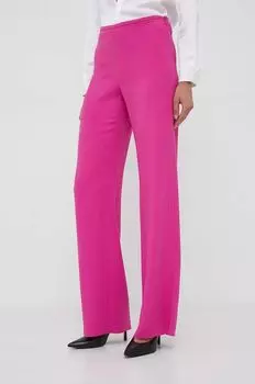 Брюки Emporio Armani, розовый